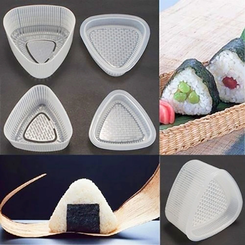 Новинка 2 шт. треугольная форма для суши Onigiri рисовый шар бенто пресс набор сделай