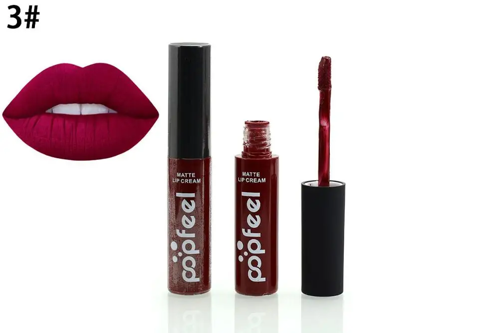 Матовая длинная прочная водостойкая помада 12 шт./партия нюдовая для макияжа