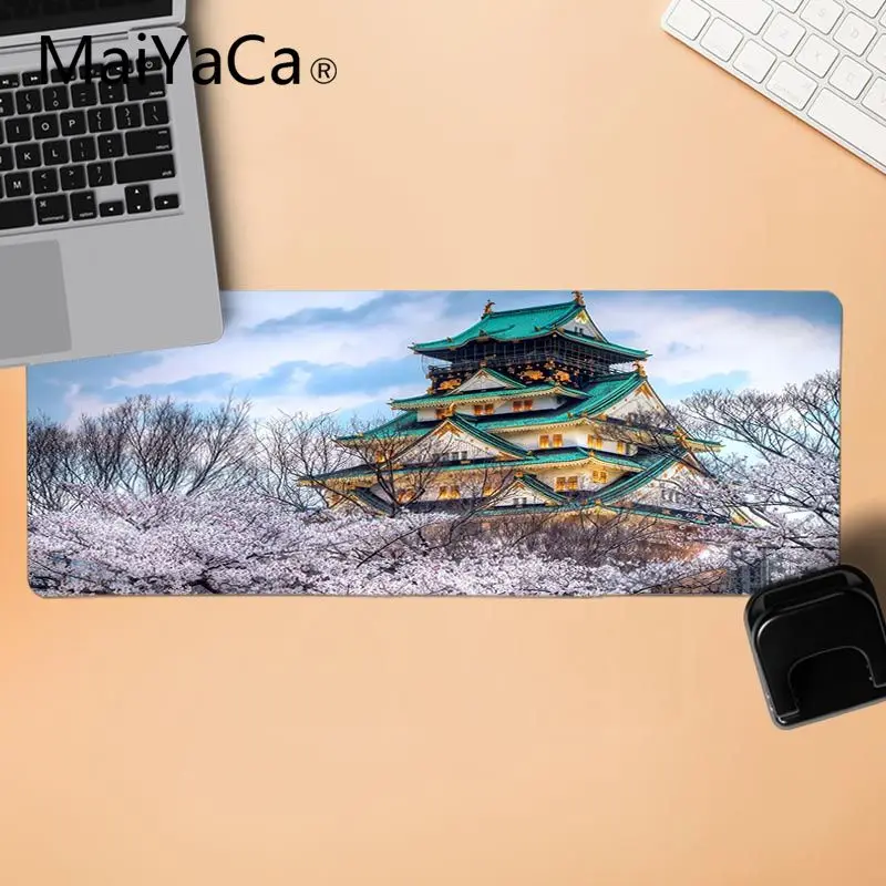 Резиновый коврик для мыши MaiYaCa в японском стиле с изображением вишневого цветка