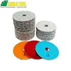 Диск шлифовальный SHDIATOOL, 10 наборов, диаметр 100 мм4 дюйма, 3 шага