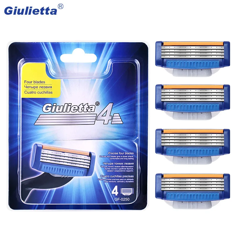 

Сменные лезвия для бритвы Gillette Mach 3, 4 шт./набор