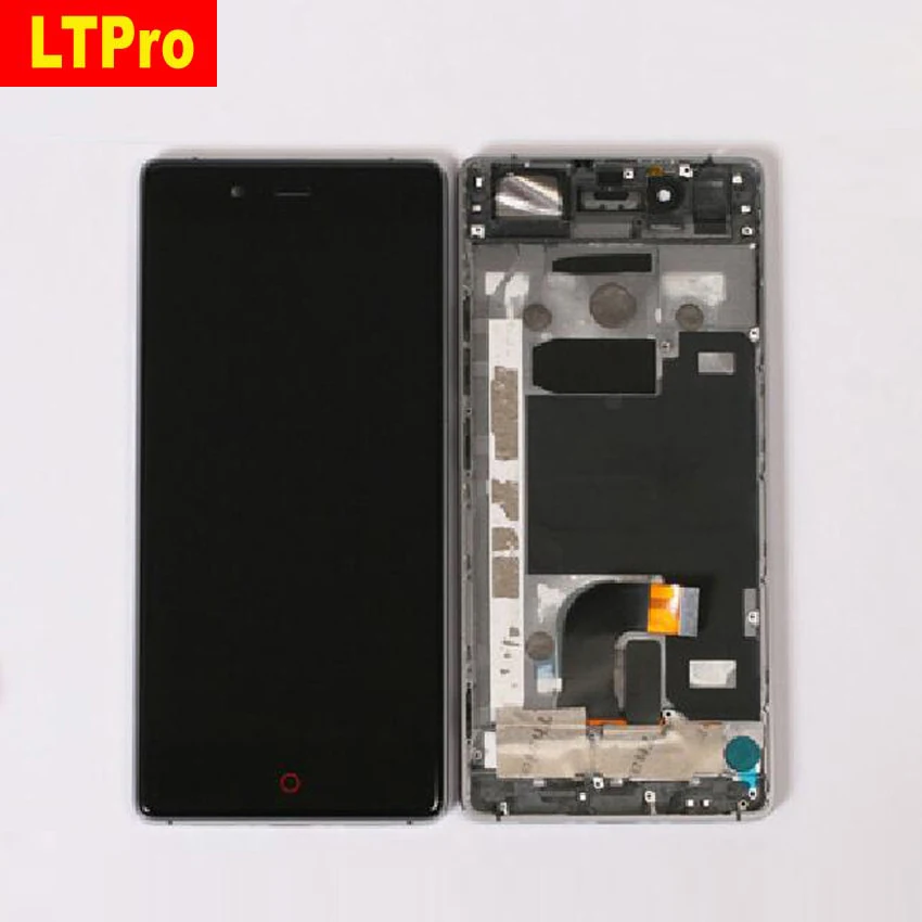 Original Best Working LCD Display Touch Screen Digitizer Assembly with Frame For ZTE Nubia Z9 NX508J Phone Sensor Replacement | Мобильные