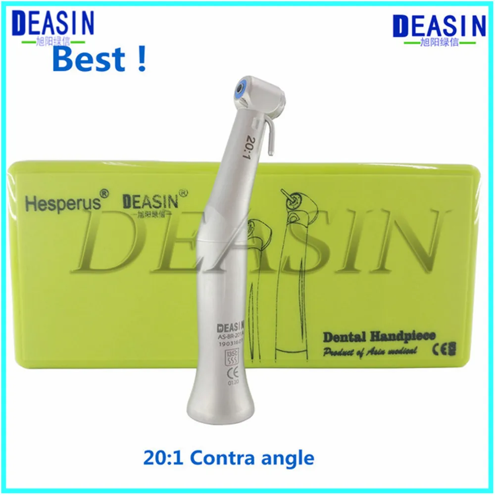 High quality 20:1 Contra Angle Slow Speed Handpiece For Dental implant Micromotor Polish Tool BR-201A