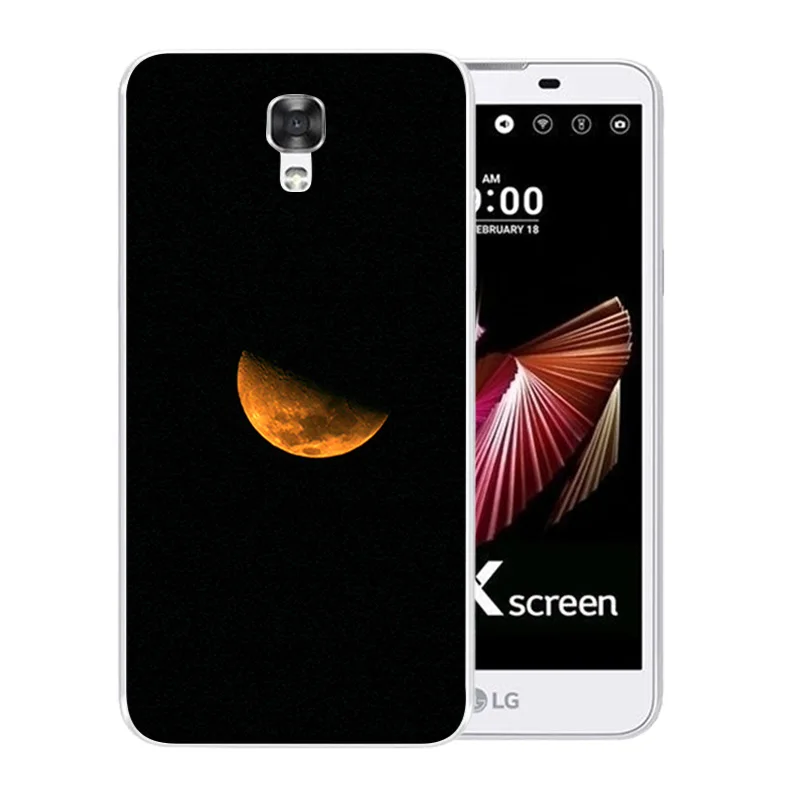 Чехол для телефона LG X Screen/X View K500N K500DS Space World Pattern Мягкая силиконовая задняя крышка