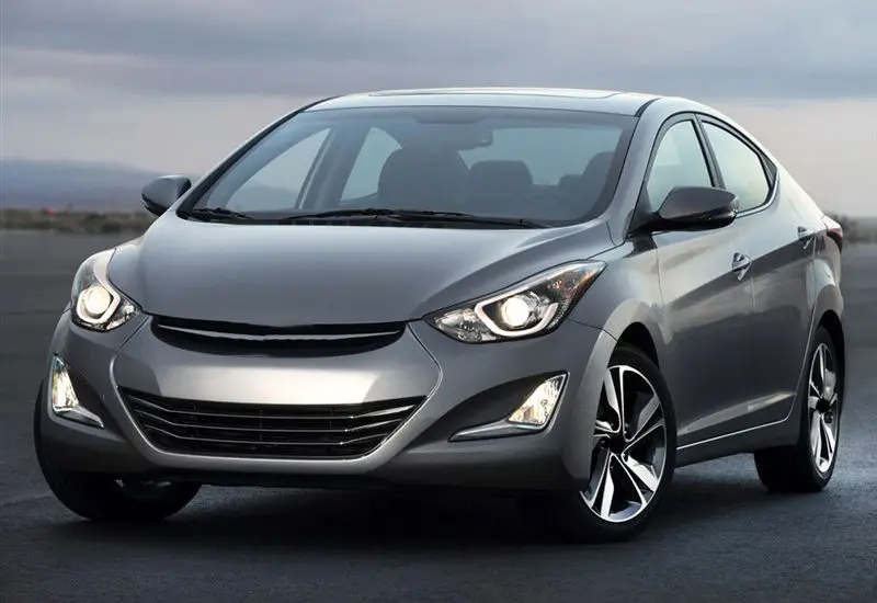 Автомобильный Дневной светильник для Hyundai Elantra 2014 2015 2016 Светодиодный дневной