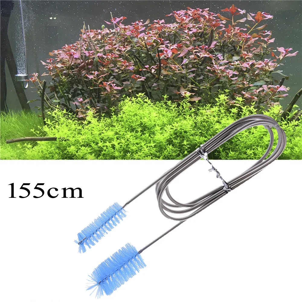 Поставки круглая щетка ёршик из нержавеющей стали пластмассы гибкий аквариум