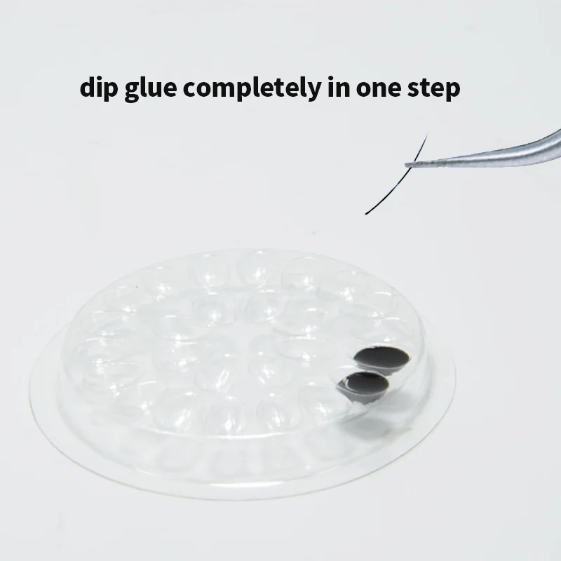 Пластиковые поддоны для клея наращивания ресниц 100 шт