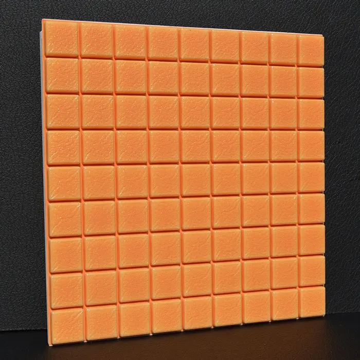 Yellow 3D пена хлопок мозаика наклейки на стену тетрис панель мягкая детская комната ТВ фон стены дома художественное оформление стены в спальне Наклейка Декор - Цвет: Yellow