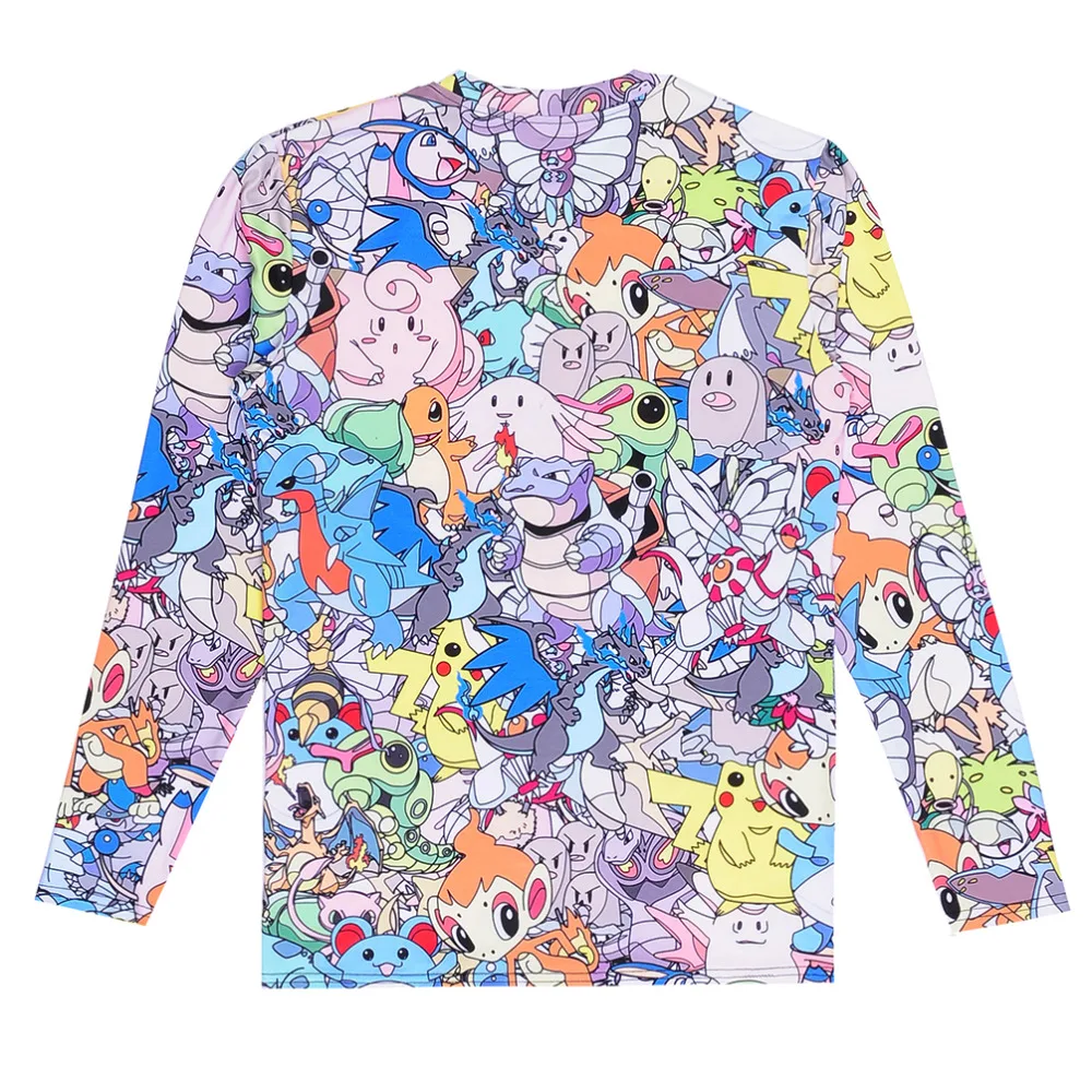 New Unisex t shirt Funny Fartoon Pikachu Men's Christmas shirts Casual Tee Shirts Men Tops Tees Hip Hop Plus size | Мужская одежда