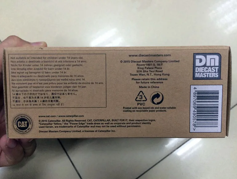 Новая модель Color box-DM-Cat 924G колесный погрузчик Versalink литый под давлением 1/50 #85057