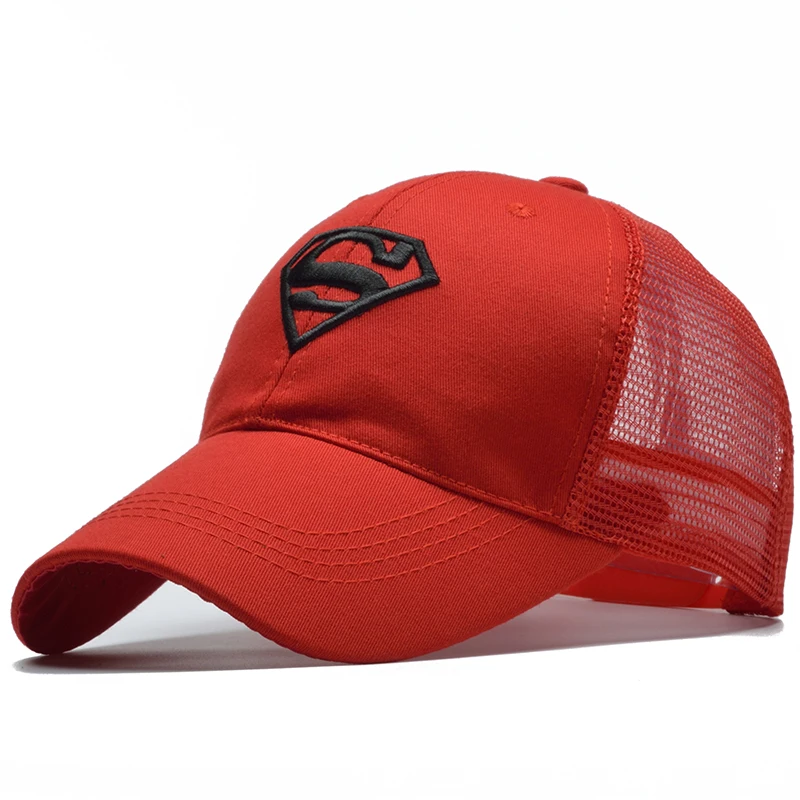 [SOTT] 2018 Gorras Супермен летняя кепка с сеткой бейсбольная для мужчин и женщин Bone Diamond