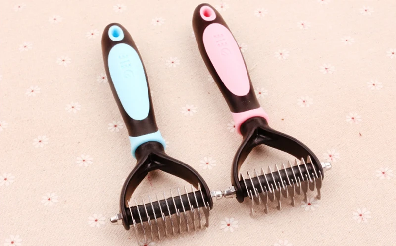 Dematting Щетка для собак, расчески для домашних животных, кошек, шерсти, щетки и гребни для волос, очищающий уход, инструмент для удаления волос, товары для домашних животных