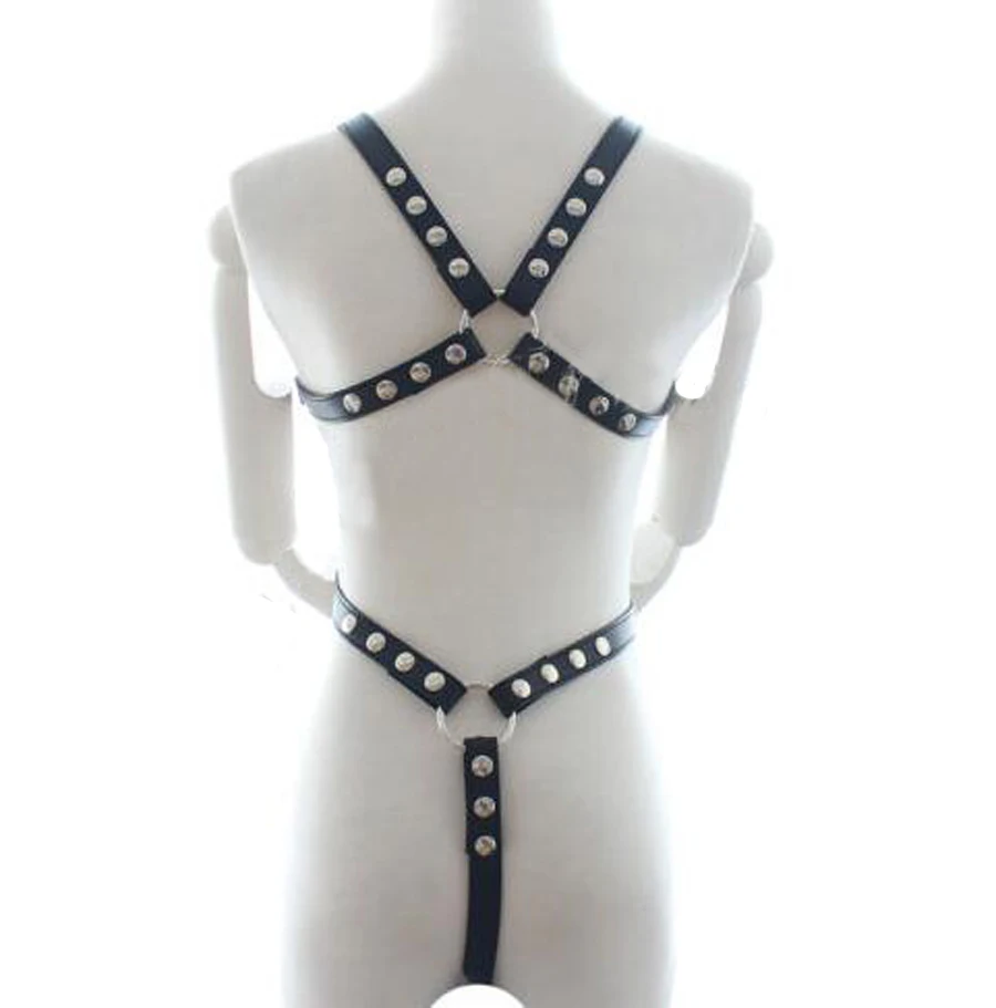 Leather Body Harness Sexy Women Costume Cupless Lingerie Cosplay Clubwear BDSM Sex Toys For Woman | Красота и здоровье