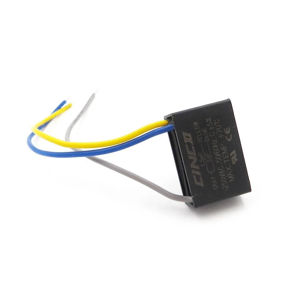 CBB61 1 5 мкФ + 3 знака после 250 V провода КОНДЕНСАТОР моторного двигателя