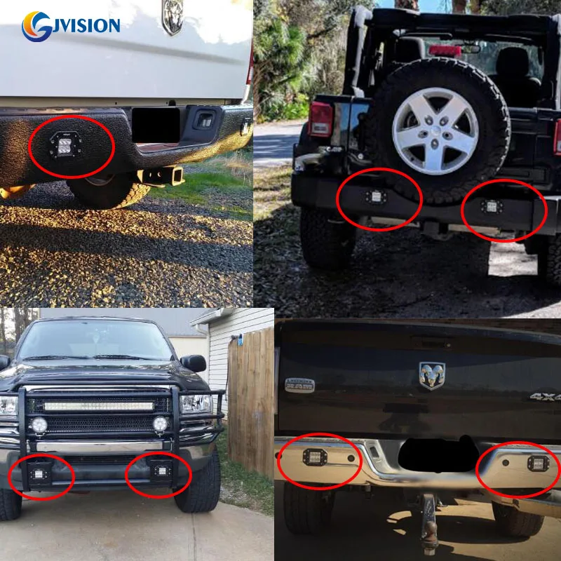 18 Вт светодиодный свет работы для 4x4 4wd Джип Грузовик F150 F250 F350 марка toyota tacoma Honda Dodge Ram Chevy Silverado передний/задний бампер