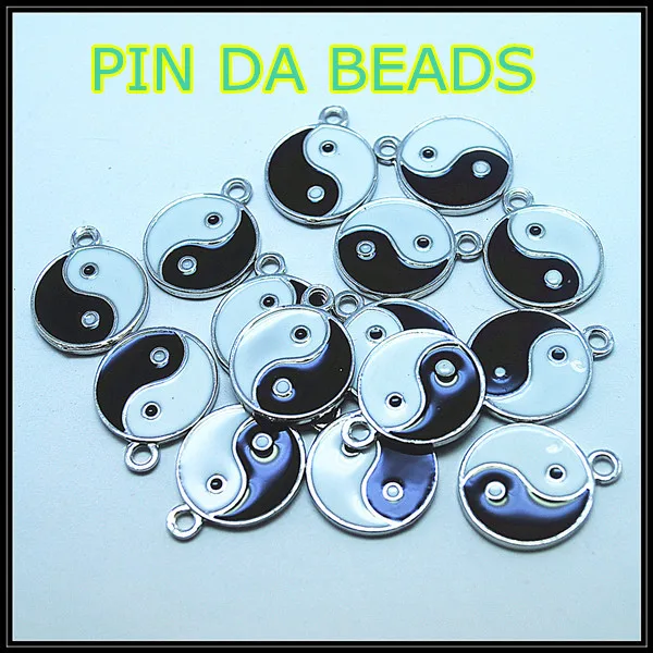 10 шт. новый металлический кулон yin yang в китайской философии модные diy Подвески