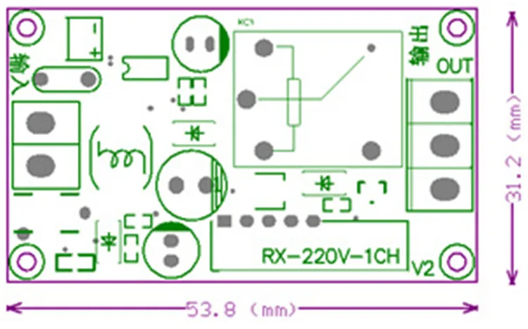 SienSen AC 85V110V220V один беспроводной пульт дистанционного управления переключатель панель управления реле широкое напряжение 315 м, 433 м опционально KR2201-4