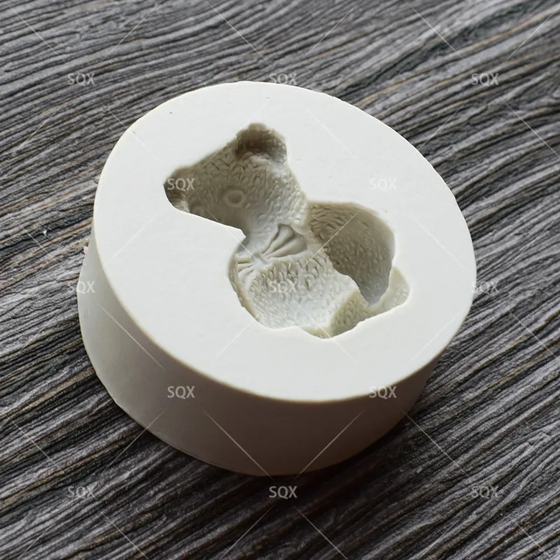 Милые мини-медвежонки для помадки формы выпечки торта инструменты украшения