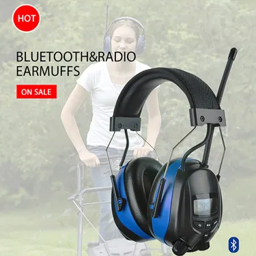 Электронный слуховой протектор Bluetooth наушники с микрофоном шумоподавление Тактическая защита ушей AM/FM радио наушники