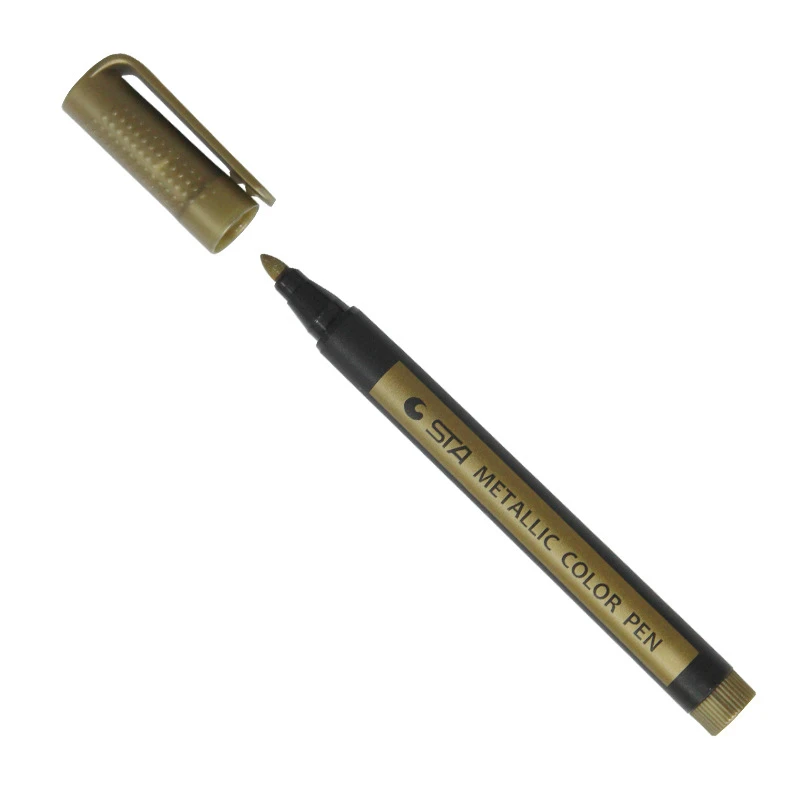 Кисть ручка 10 цветов/коробка художественные маркеры металлический маркер