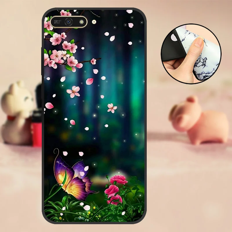 LZHDD Силиконовый чехол для телефона huawei Y6 ATU-L21, чехол-бампер для huawei Y6 Prime, силиконовый чехол для huawei Honor 7A Pro Coque - Цвет: LZHDD