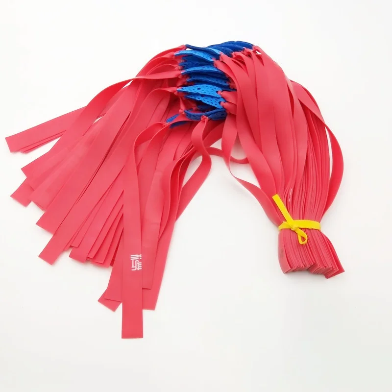Stainless steel slingshot soft and comfortable wear-resistant super-fiber flat rubber band outdoor tools | Спорт и развлечения