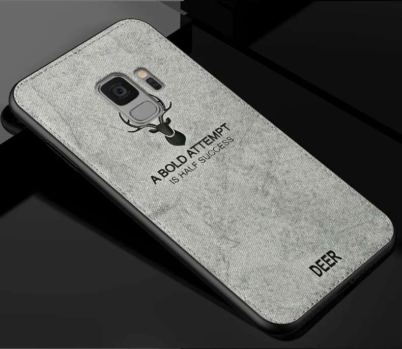 • Ткань модного классического оленя тканью матовый чехол для samsung Galaxy Note 8 9 S8 A6 плюс S6 S7 S10 S10e 5G A7 A10 A20 A30 A50 A60 A70 M10 M30