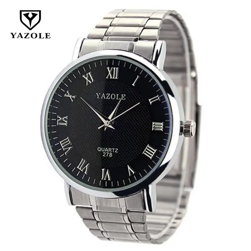 Классическая полный seel Цвет: белый черный Голубой циферблат луч Кварц Бизнес