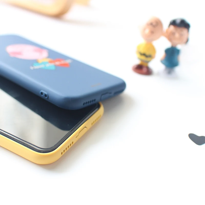 WOTP милый мультяшный парный Мягкий ТПУ чехол для телефона iPhone XS Max XR 6 6S 7 8 Plus X Мода