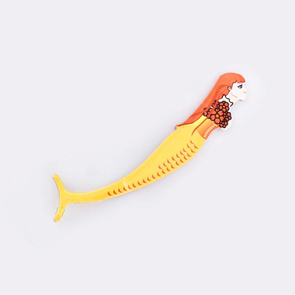 Yellow Mermaid 1 шт. Русалка Магнитный ложный Пинцет для ресниц Поддельные ресницы Аппликатор макияж щипцы инструменты ресницы щипцы для завивки и наращивания ресниц Щипцы - Цвет: Yellow Mermaid