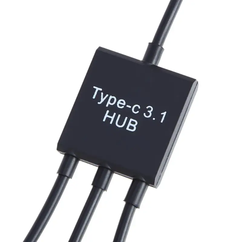 USB 3. 0 Type-C на 2 порта 3 1 Hub + кабель-удлинитель Micro OTG для Macbook ПК ноутбука телефона |