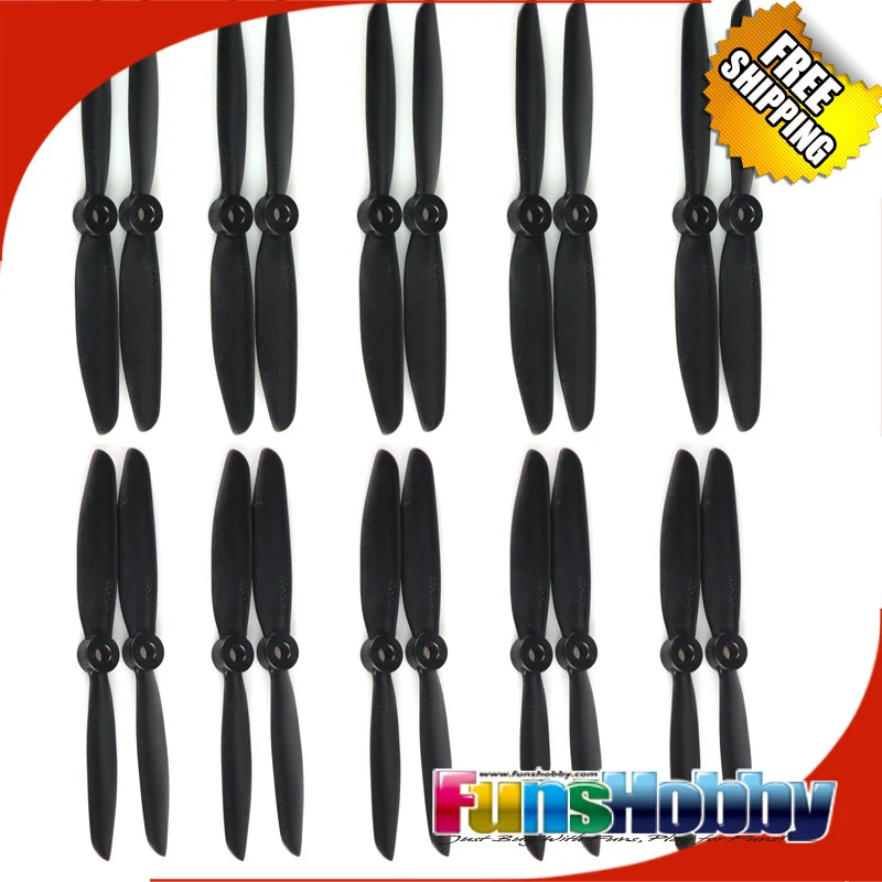 10 пар 5040 5*4 дюймов нейлоновый пропеллер Prop CW CCW Для RC 250 F300 20 шт