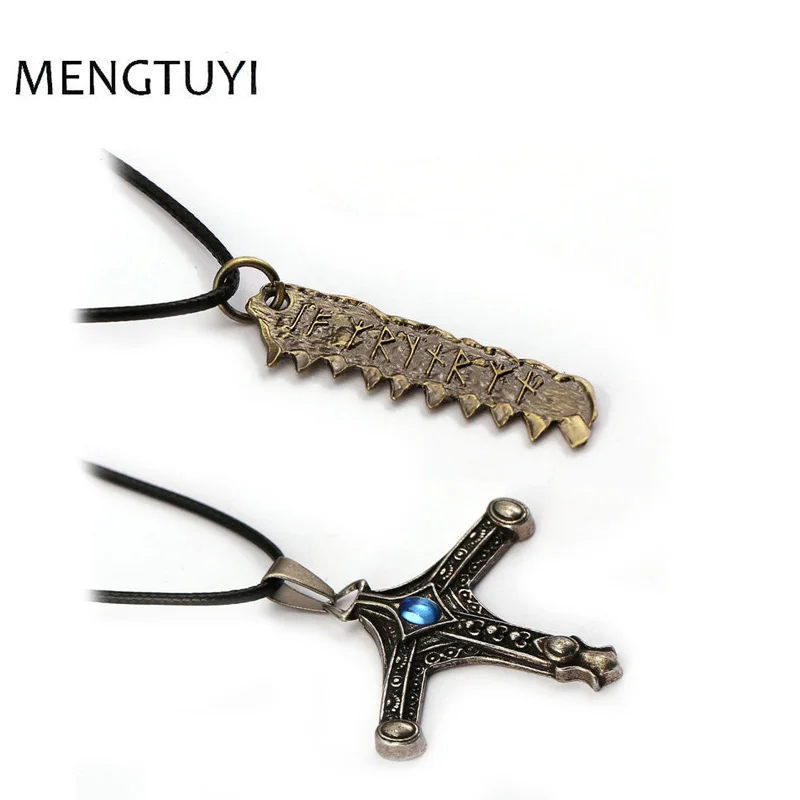 

J store Game Souvenir choker women men Bloodborne Saw Hunter Badge Cross vintage Pendant Rope Necklace Fan's Gift Game Jewelry