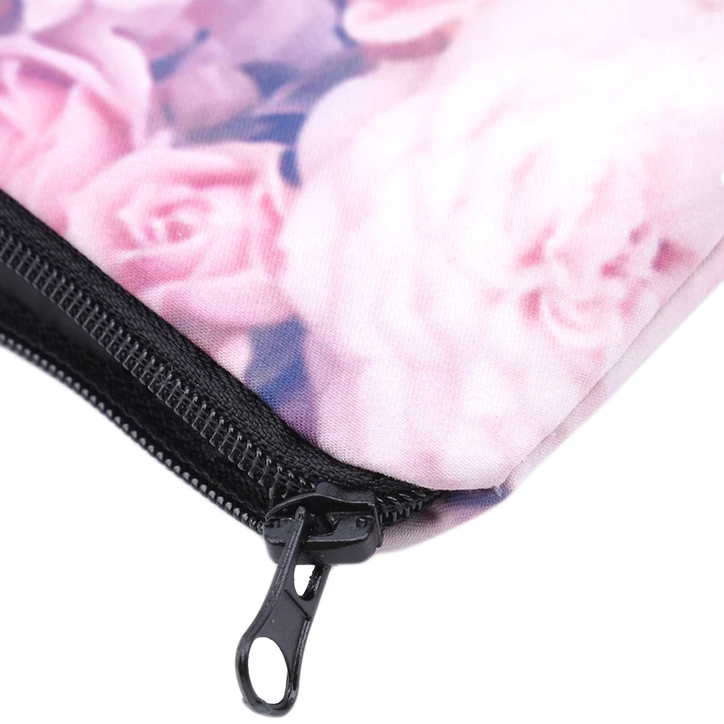 Новая HD розовая косметичка с 3D принтом в виде розы Европейская и американская