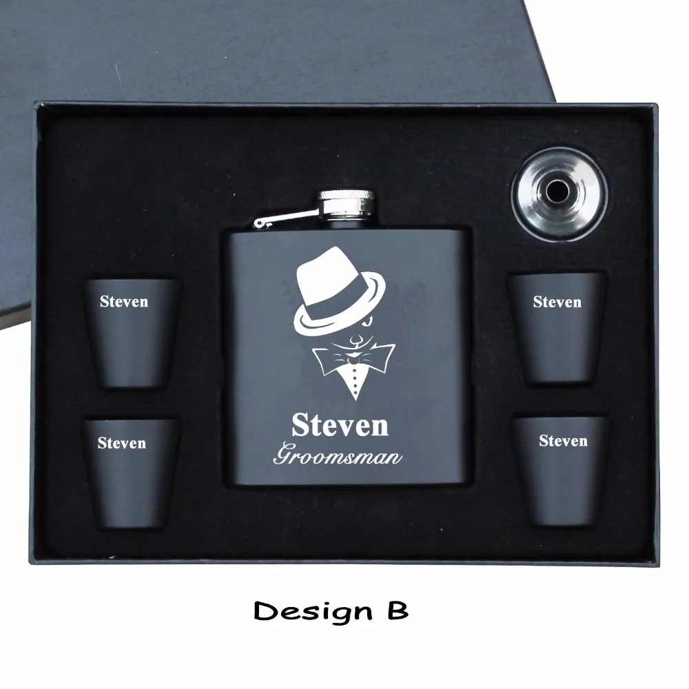 1 комплект Мужской подарочный набор персонализированная гравированная