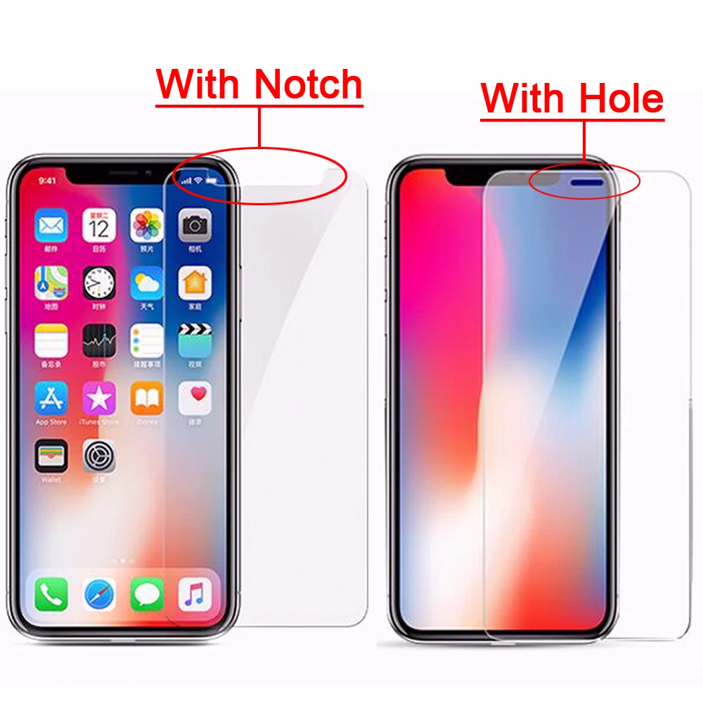 100 шт. для iphone XS/XR/XS MAX /11 pro max/12 mini защитная пленка из закаленного стекла 2.5D 0 33