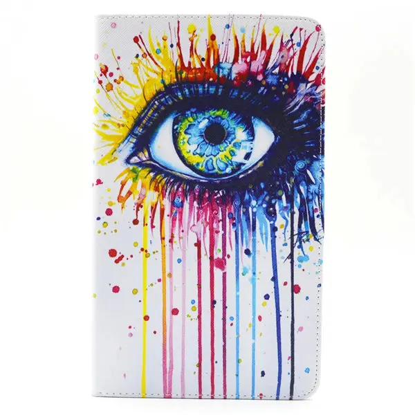 3 BF Роскошный рисунок из искусственной кожи чехол для samsung GALAXY Tab S 8,4 SM T700 T705 T705C чехол с флип-стойкой со слотом для карт - Цвет: 3