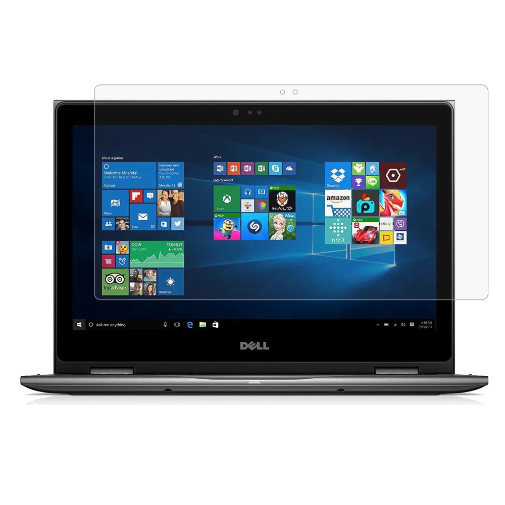 Cartinoe 13,3 дюймов Защитная плёнка для экрана ноутбука для Dell Inspiron 13 5379 I5378 I5368 7369 Hd Кристальный экран фильтр Защитная пленка, 2 шт