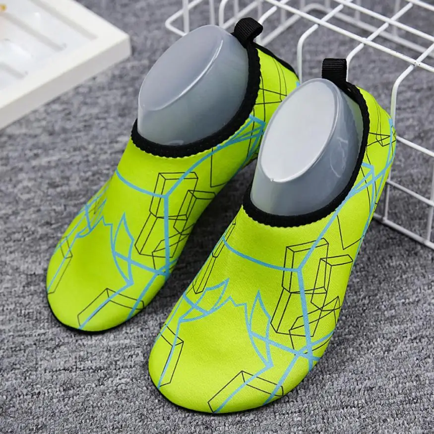 Green Outdoor beach Summer Outdoor Shoes Woman Men Shoes Trekking Senderismo Upstream Walking Water Quick Drying sneaker Shoes 0725 - Цвет: Green