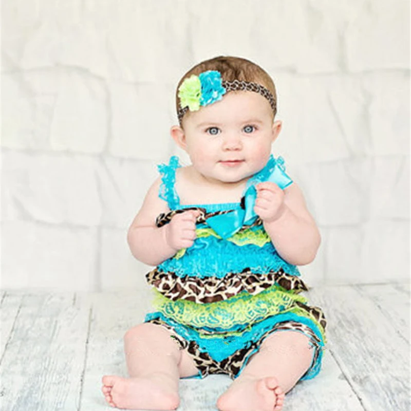 Весенне летняя Милая одежда для малышей кружевные комбинезоны новорожденных