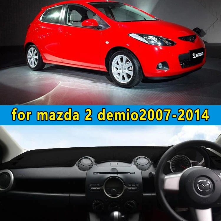 Аксессуары для стайлинга автомобиля крышка приборной панели mazda 2 demio 2007 2008 2009 2010