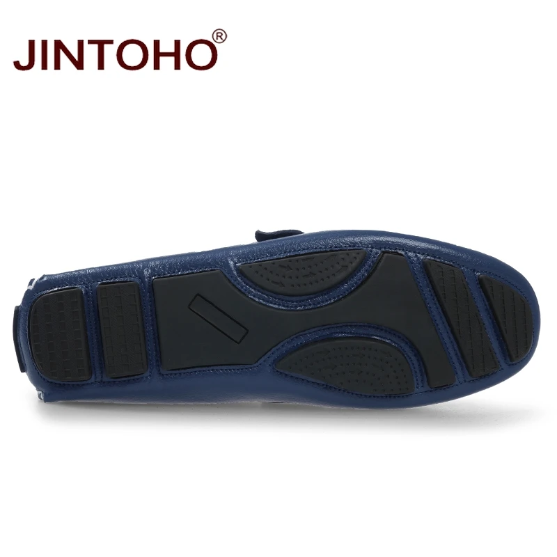 Лоферы мужские JINTOHO из натуральной кожи белые повседневные свадебные | Обувь