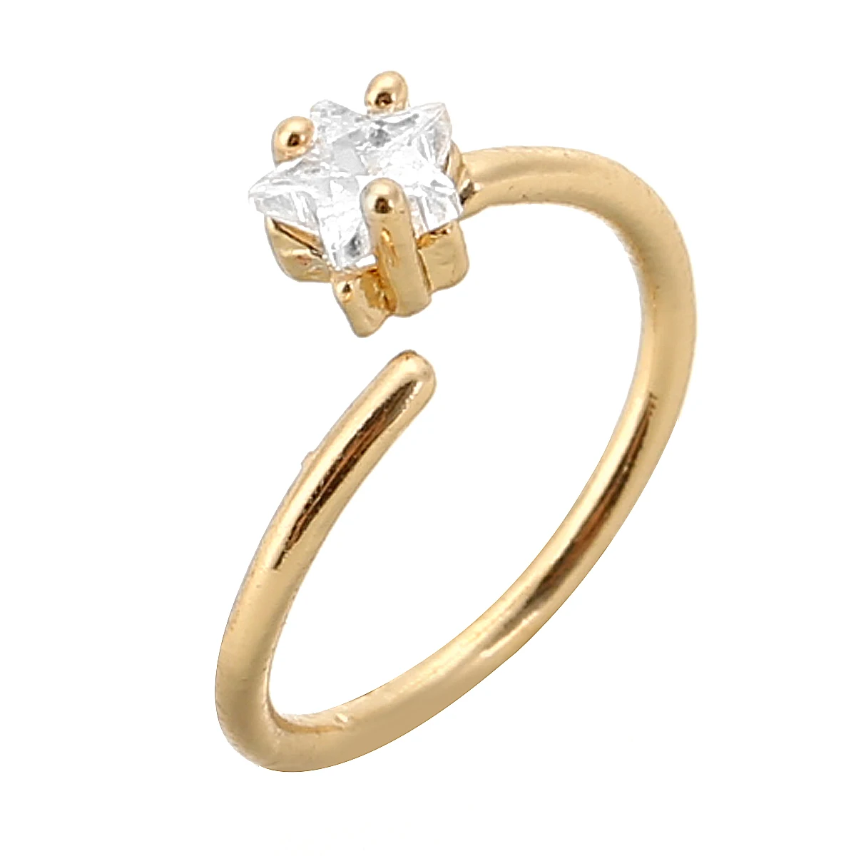 Кольцо из нержавеющей стали в 3 цветах|Украшения для тела| |