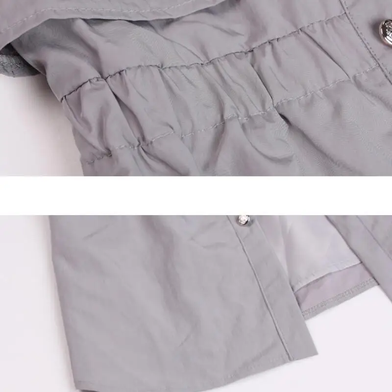 Модный повседневный Тренч для девочек от 3 до 12 лет на весну и осень 2018 года