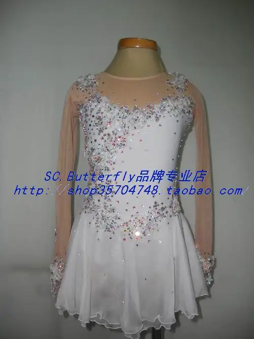 

Girls Figure Ice Skating Dresses Graceful New Brand Custom Figure Skating Dress Children DR4041