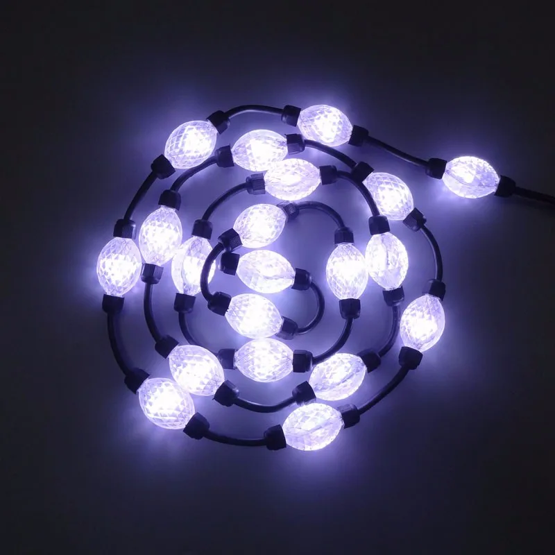 100 шт. 32 мм/50 мм Диаметр 360 градусов Двусторонняя 5050 RGB+ WS2811 IC магический шар DC12V/DC24V Светодиодный модуль пикселей рождественское освещение