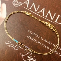 miyuki bracelet gold color link chain bracelet women handmade ankle bracelet for women wedding gift beads bracelet