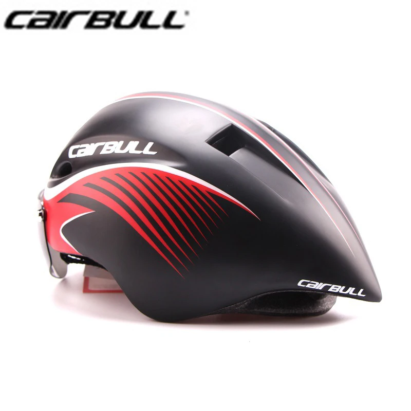 CAIRBULL Aero TT дорожный велосипедный шлем, очки для гонок, велоспорта, спортивный защитный шлем TT in-mold Goggle Helmet
