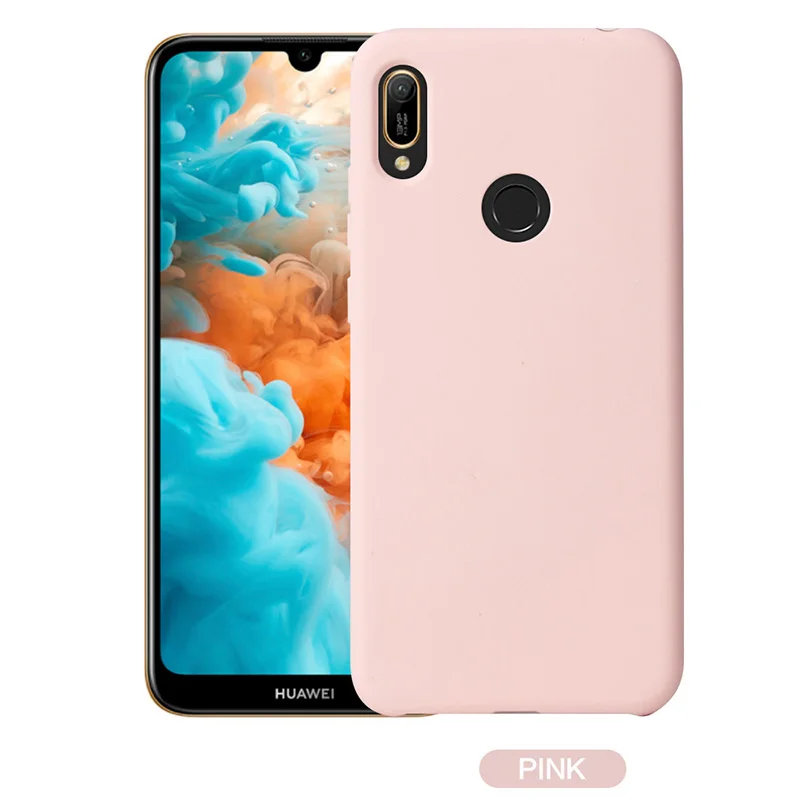 имитация копия официальный оригинальный силиконовый чехол на huawei Y7 2019/Y7 Prime 2019
