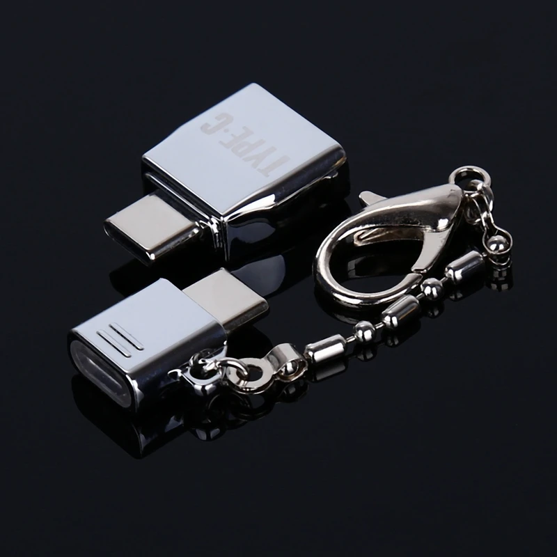 Комплект металлических адаптеров с разъемами Micro USB на Type C + OTG для Samsung Macbook Xiaomi|usb to